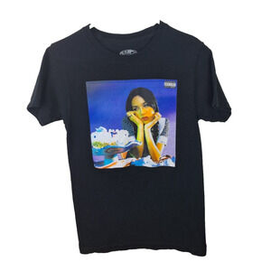 Official Olivia Rodrigo Sour Album Cover Black Tshirt Size XS Extra Small